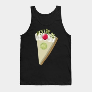 Key Lime Pie on Pink Tank Top